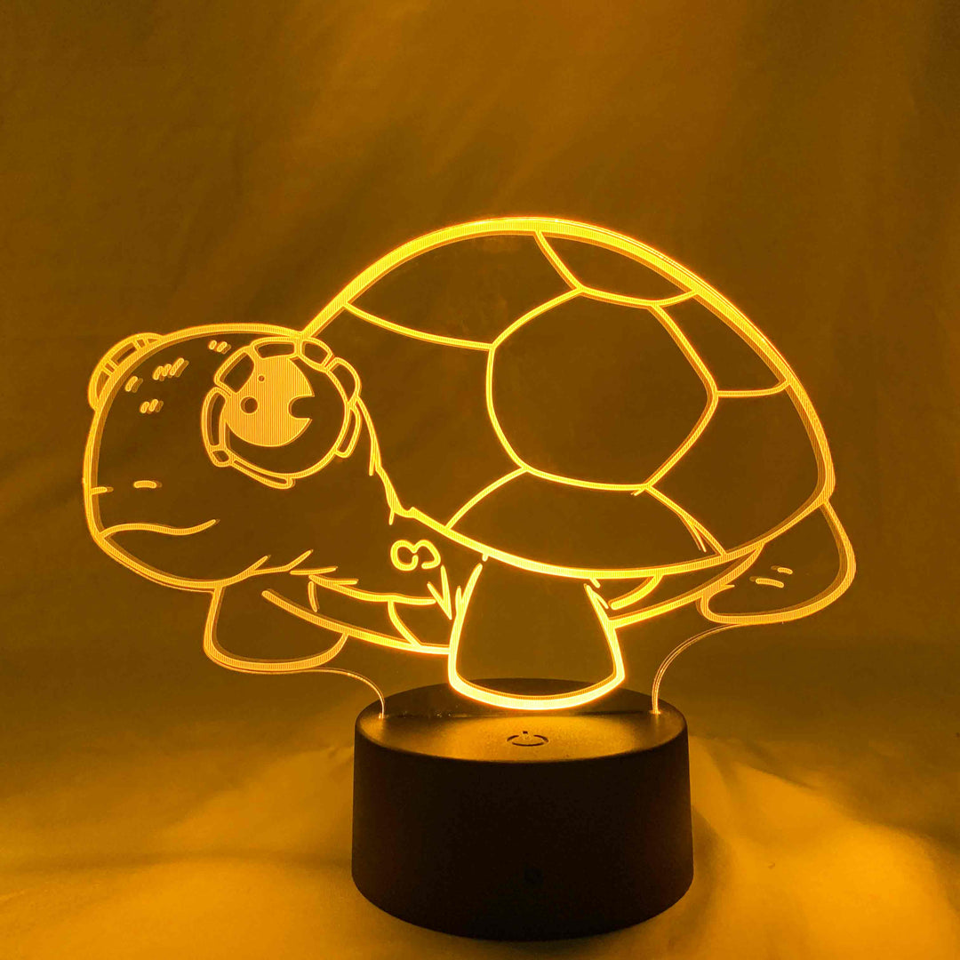 lampe 3d tortue joylamp lampe led decoration veilleuse