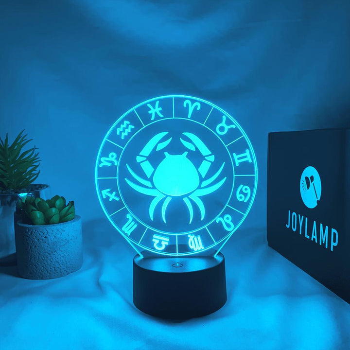 joylamp astro zodiac Cancer lampe 2d 3d led