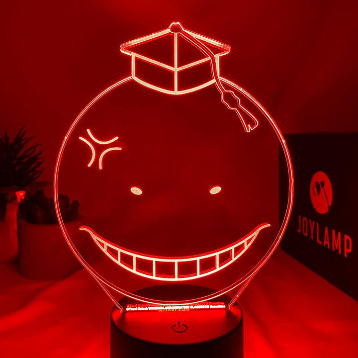 JoyLamp Koro-sensei angry assassination classroom lampe led manga lampe 2d 3d