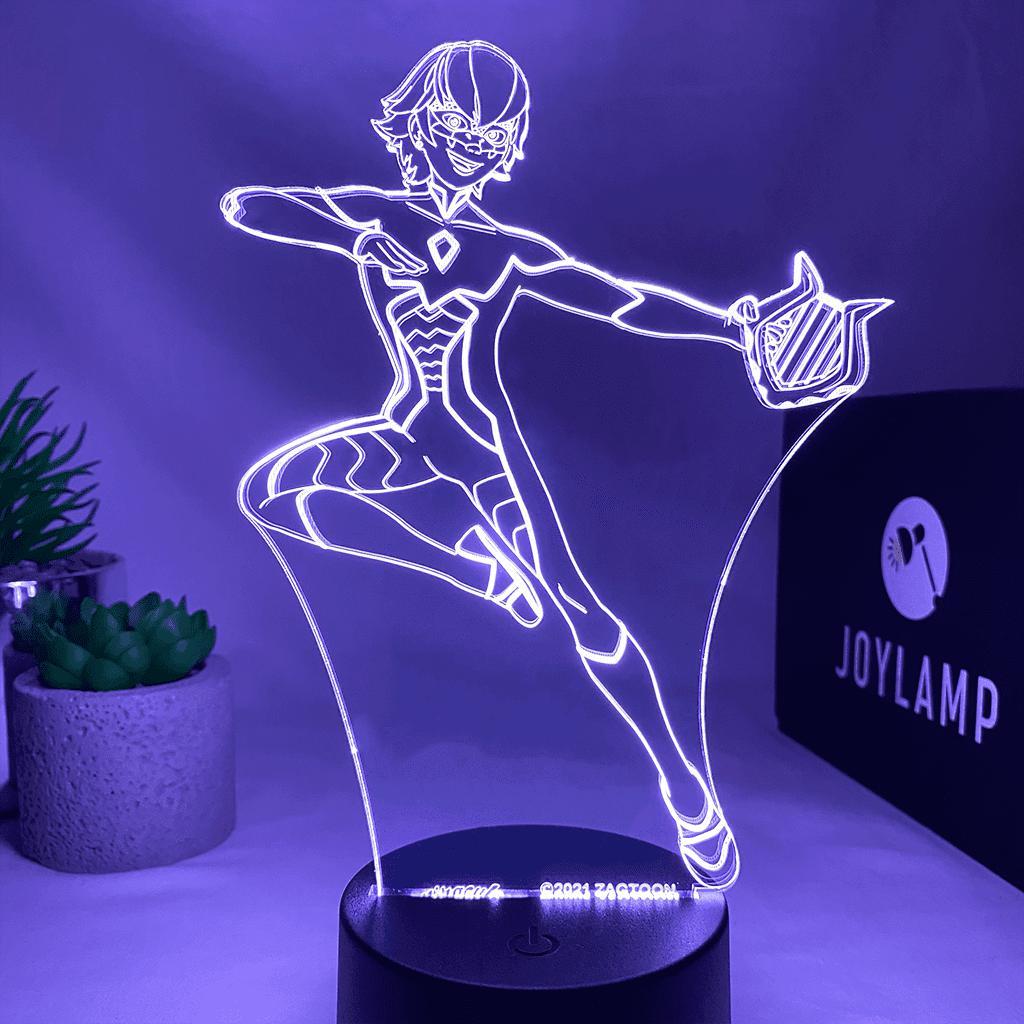 joylamp Luka Couffaine miraculous lampe 2d 3d led