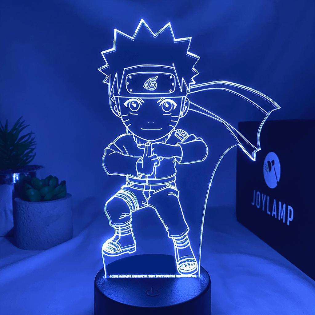 joylamp Naruto Uzumaki sd de Naruto Shippuden lampe led manga lampe 2d 3d