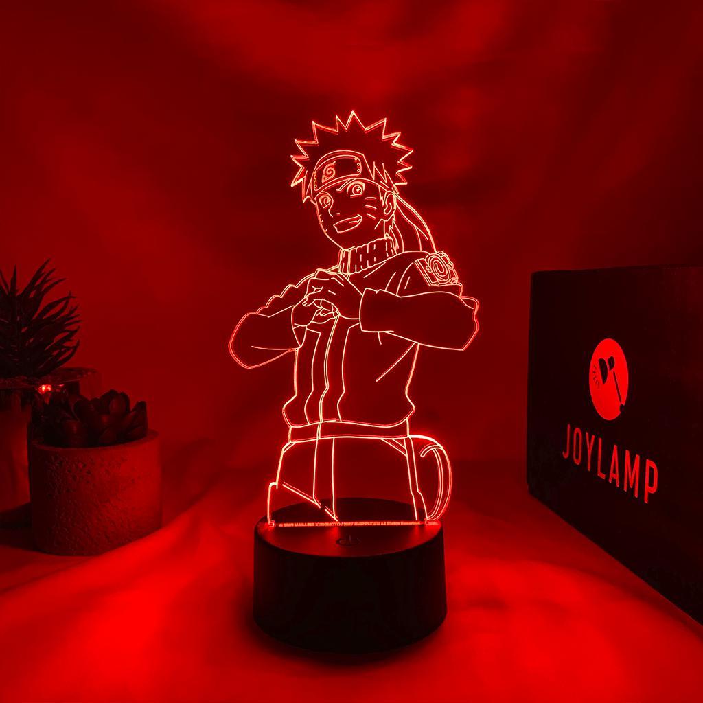 Lampada 3D Naruto Uzumaki JoyLamp | 16 Colori, Telecomando, USB, Collezione Ufficiale - Foto 8