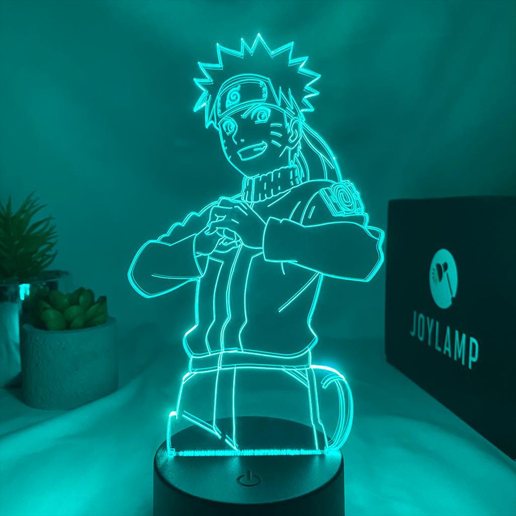 joylamp Naruto Uzumaki de Naruto Shippuden lampe 2d 3d