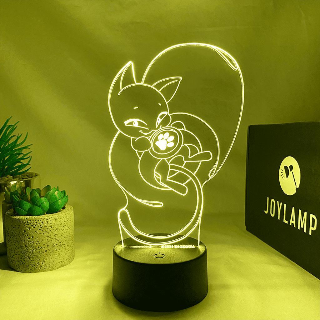joylamp Plagg miraculous lamp 2d 3d led