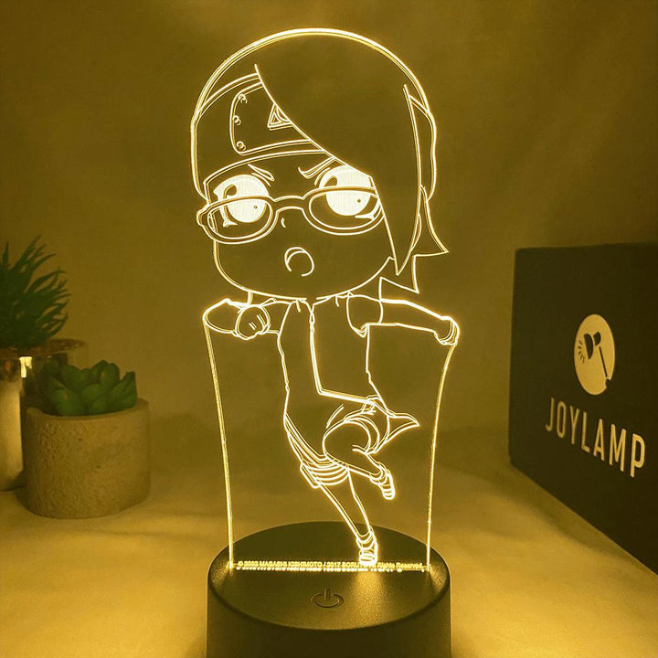 joylamp Sarada Uchiwa sd lampe 3d 2d manga Boruto Naruto Next Generations