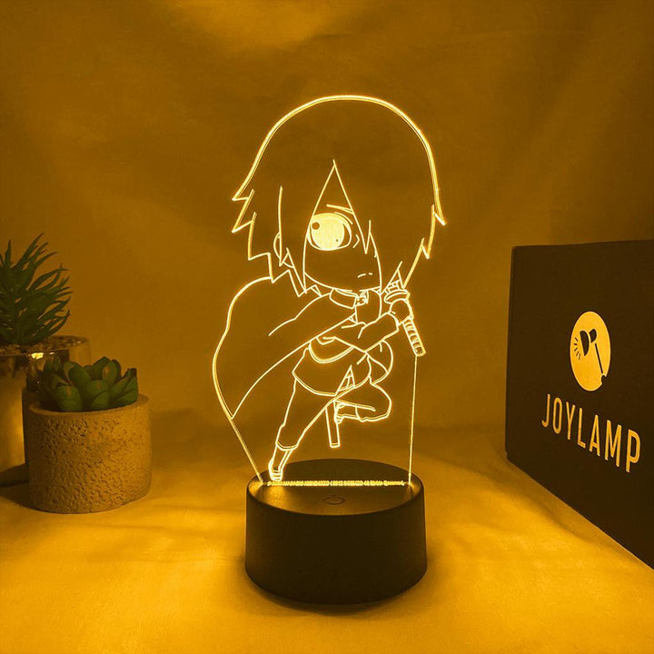 joylamp sasuke uchiwa sd lampe 3d 2d manga Boruto Naruto Next Generations