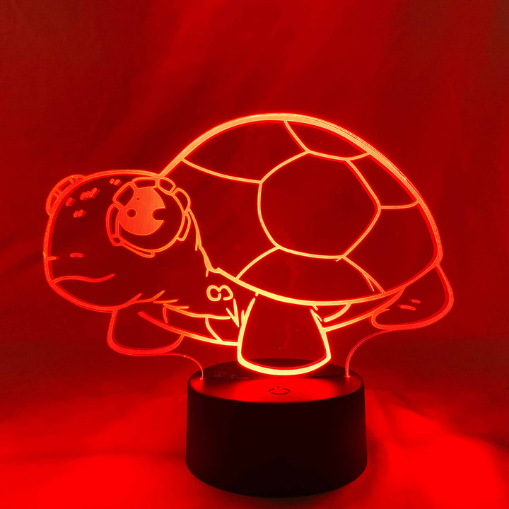 lampe 3d tortue joylamp lampe led decoration veilleuse