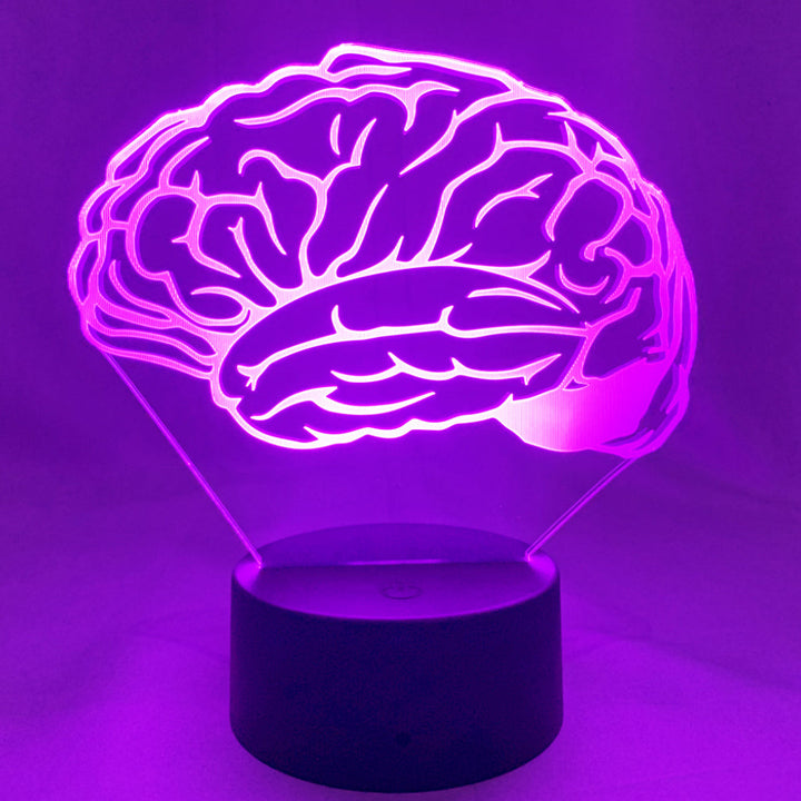 lampe cerveau 2d joylamp cerveau 3d led medecine