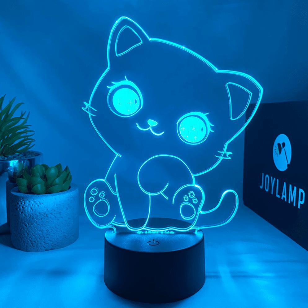 Lampe veilleuse LED chat